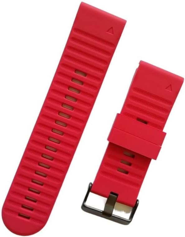 Sawidee 26 22 22mm Silicone Rick Watch Band tiras para Garmin Fenix ​​6x 6 6s Pro EasyFit Band Fenix ​​5 5x 5S Fenix