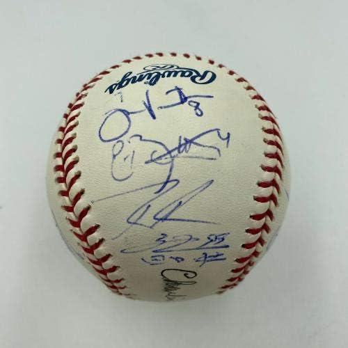 2007 A equipe da Philadelphia Phillies assinou o Major League Baseball com a JSA COA - Bolalls autografados