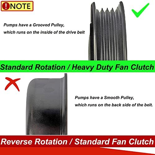 Substituição da embreagem do ventilador de resfriamento pesado para Dodge Ram 2500 RAM 3500 1994-1999 D250 D350 W250 W350 1990-1993