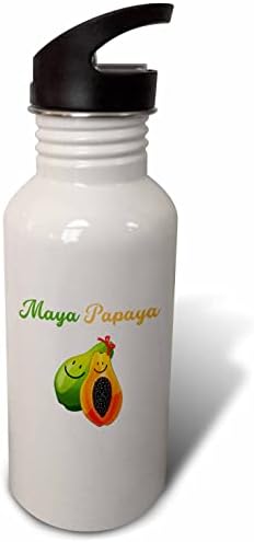 3drose maya mamão - apelido fofo primeiro nome rima doce frutas feliz - garrafas de água