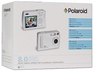 Câmera de zoom digital Polaroid A801 ​​8mp 4x