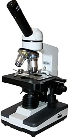 LW Microscópio Monocular de Estudantes Científicos com 4 Objetivos Achromat, Creme EDM-MM4A-DAL3