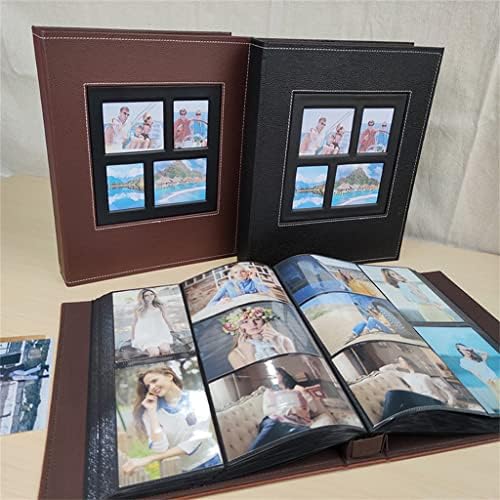 Álbum de inserção de 6 polegadas ZJHyxyh de 6 polegadas 600 Fotos de 6 polegadas Coleção de álbuns de grande capacidade, álbum de fotos de casamento de coleção de fotos em família