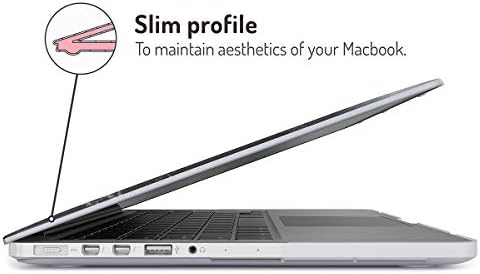 Capa de caixa dura e brilhante Compatível com MacBook Pro 15 polegadas Liberação da caixa 2012-2015, Modelo: A1398 Retina
