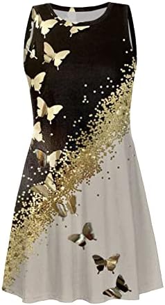 Mini vestido de verão KCJGIKPOK, padrão floral PLUS PLUSTIMENTO DE TAMANHO DA CREVELENDENTES DRESSOS CASUAL DO VEIR