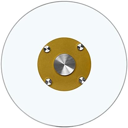 LIXFDJ Durável plataforma giratória para mesa de jantar, vidro temperado Susan preguiçoso, bandeja giratória, prato de servir,