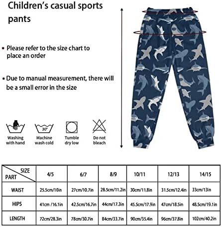 Aoopistc Kid's Sweats com pocket atlético Sportswear para o treinamento de jogging para treinar roupas ativas regulares