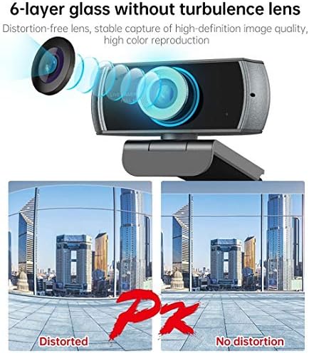 Jingjun HD USB Stream Camera Webcam com microfone