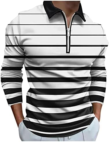 Camisas pólo yhaiogs para homens camisas de pólo masculino Manga curta grande e altos camisetas de camisetas de algodão para