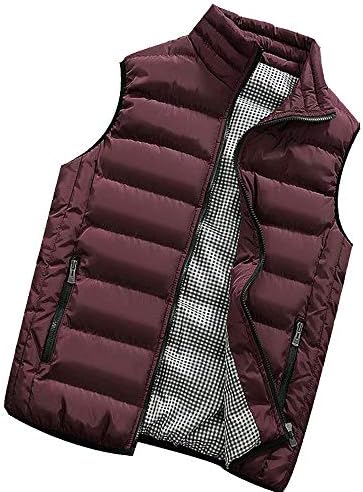 Timemeans Vest Cashet para homens Autumn Winter Coat Cold Cold Candled Capeled colete grossa tampas de casaco