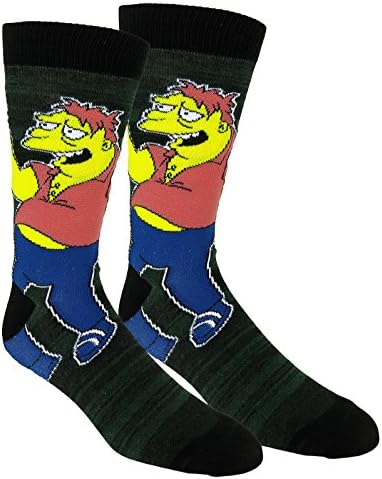 As meias casuais da tripulação dos Simpsons