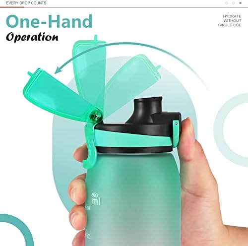 OPDARD 30oz Sports Water Bottle com vazamento de vazamento Top Top BPA BPA Tritan REUSIÁVEL PLÁSTIC