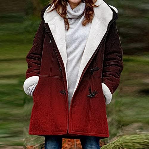 Casacos de inverno masbird para mulheres mais arrasteiras quentes de roupas de tamanho grande de tamanho grande de jaqueta acolchoada de lã solta lã de lã
