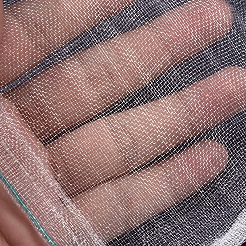 Patikil Aquarium Filter Media Bags 20x20cm 6 Pacote de malha de peixe com cordões brancos