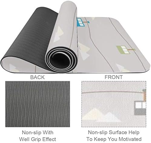 Siebzeh Cable Lar Pattern Premium grossa Yoga Mat ECO Amigo da Saúde e Fitness Non Slip Tap para todos os tipos de
