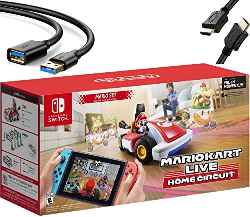 Nintendo 2020 mais novo - Mario Kart LIVE: Circuito de casa - Mario Set Edition - Holiday Family Gaming Bundle para Nintendo