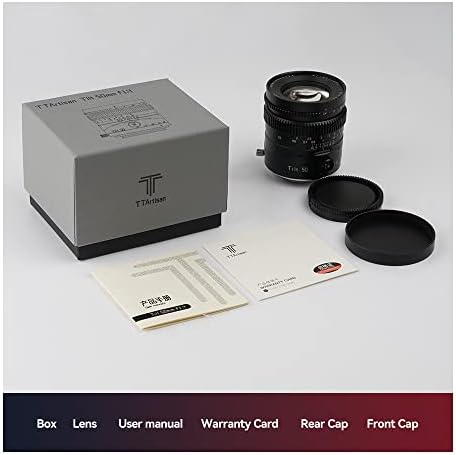 Ttartisan 50mm f1.4 lente de inclinação lentes de retrato manual de quadro completo grande compatível com fuji x montagem