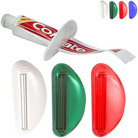 3 PCs Creme dental Tubo Squeezer Dispensador Plástico Tubo de tubo de dente clipes de pasta de dente