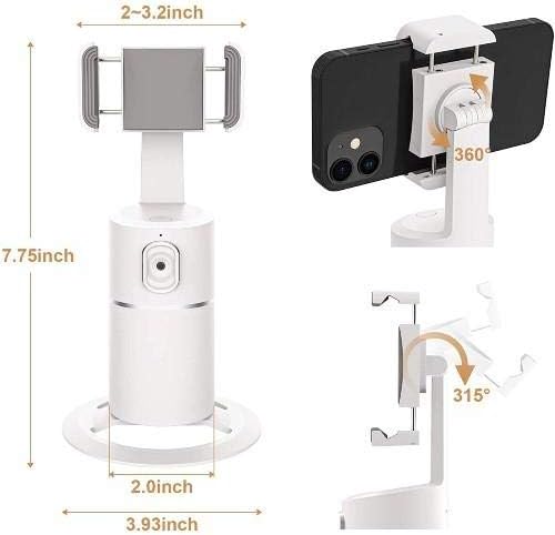 Stand e Monte para ZTE S30 - PivotTrack360 Salto de selfie, rastreamento facial Montagem de suporte de suporte para ZTE S30 - Winter