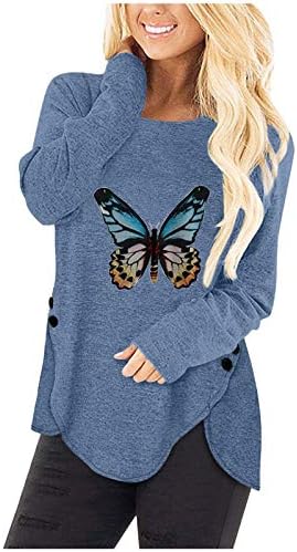 Sallydream Womens Bloups Manga curta, blusas de colheita para mulheres de manga comprida camiseta com capuz camiseta para adolescentes