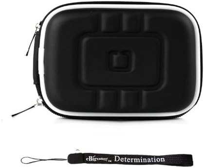 Cobo de proteção de proteção de proteção eva preto com bolso de malha para câmeras digitais da Panasonic Lumix DMC