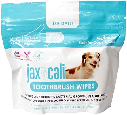 JAX & CALI Todos os lenços de dentes de estimação naturais de animais de estimação e lenços de pata e corpos extras grandes