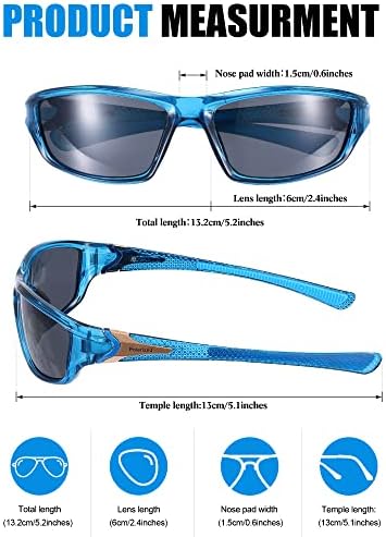 9 pares de óculos de sol esportivos polarizados que impulsionam os óculos de sol que executam óculos de sol polarizados de homens polarizados
