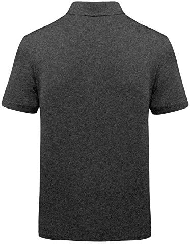 Camisas de pólo de golfe de Zity para homens de manga curta camiseta de t-shirt de colarinho de colarinho atlético de tênis