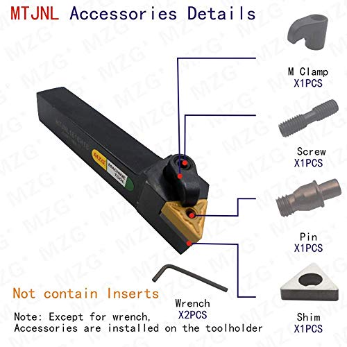MAIFIX MTJNL1616H16 Turno externo 16mm 20mm Tooldler Toolder Solid Carbone