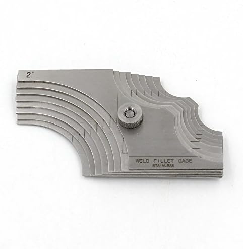 Soldeira de soldagem Gage 8 peças Conjunto de 1-1/8-2 polegadas Medida de ferramenta Medidor de inspeção de ferramenta