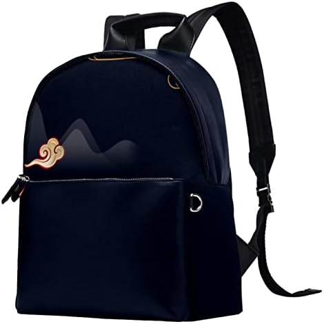 VBFOFBV LAPTOP CASual leve para homens e mulheres, Crane da noite azul da marinha japonesa