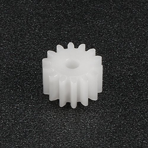 Uxcell 20pcs engrenagens de plástico 14 dentes modelo 142a engrenagem de redução de engrenagens de minhocas de plástico