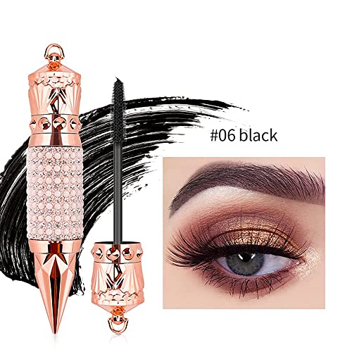 Faeyli Eye Black Imper impermeável Durável Design exclusivo 4D maquiagem espessa maquiagem de olho líquido brilhante Brecha de broca preta de olho líquido preto