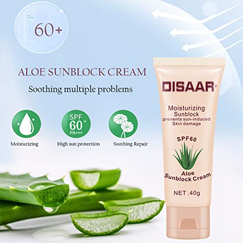 Disaar Beauty Bloco solar creme refrescante protetor solar braços do pescoço da pele Dano de pele SPF 60/90 PA ++