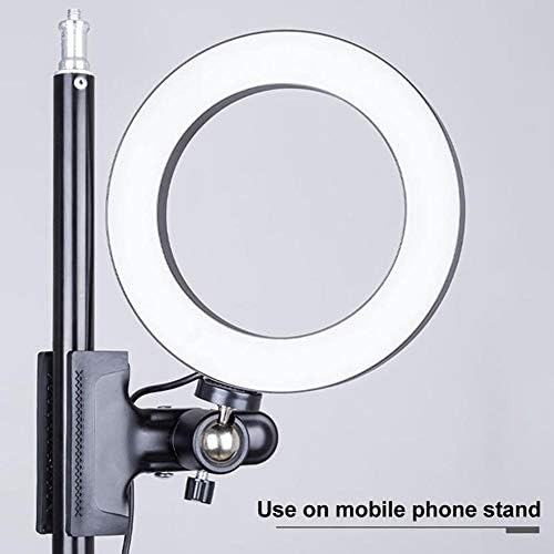 RBHGG 20cm de preenchimento anel de anel para telefone móvel brilho do computador Luzes de selfie ajustáveis ​​Video de transmissão