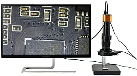 LXXSH 16MP Estéreo Digital USB Microscópio Industrial Câmera 150x Vídeo Eletrônico C Stand para PCB THT Soldagem