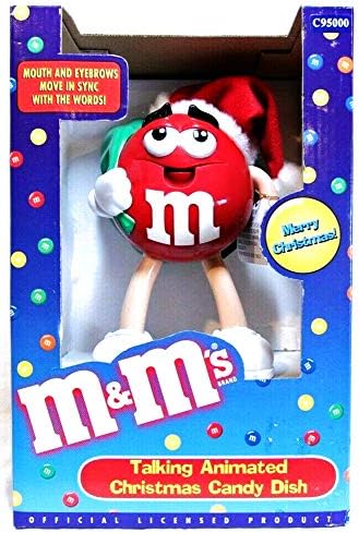 M&M Talking Animatated Christmas Candy Prish