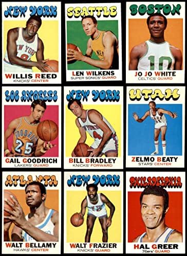 1971-72 Topps Basketball Complete Conjunto NM