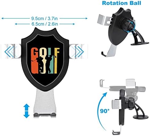 Golfters Golf Shots Phone Titular para o suporte de otimista de braço longo