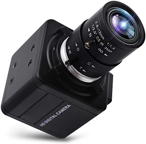 Câmera USB SVPRO com Zoom 2,8-12mm Lente Varifocal Câmera da Web Sony IMX322 Câmera de baixa luz 2MP Full HD 1080p USB