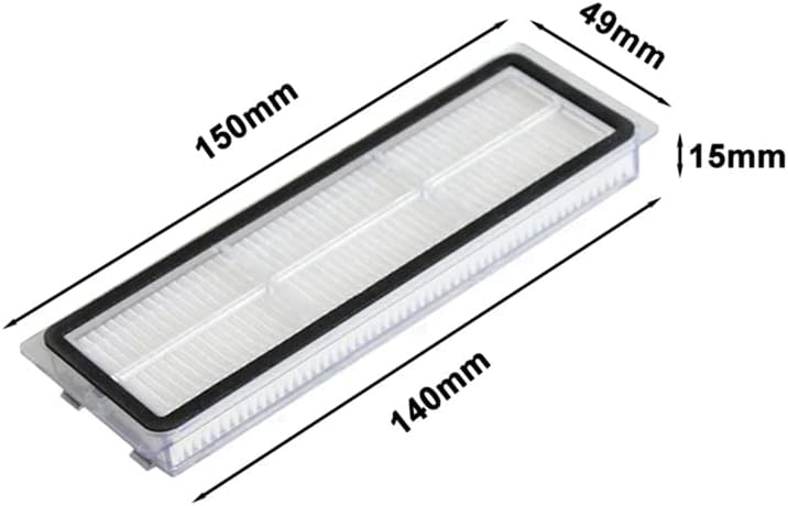 Acessórios de substituição do filtro de pincel lateral Pokshi Compatível com BOT DREAME W10 PRO AUTOMENTO ROBOT ROBOT