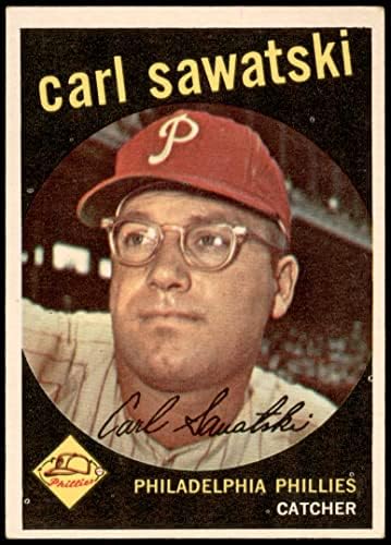 1959 Topps # 56 Carl Sawatski Philadelphia Phillies VG/Ex Phillies