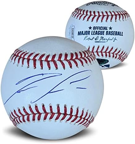Ronald Acuna Jr autografado MLB assinado Baseball JSA CoA com estação de exibição - Bolalls autografados