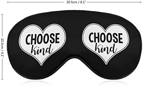 Escolha a gentil máscara para os olhos para dormir, a noite de blackout com cinta ajustável para homens mulheres viajam de