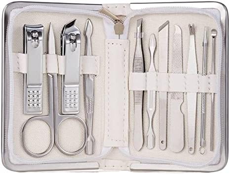 BNEGUV Professional Nail Tools Conjunto de unhas de aço Kit de pedicure kit multifuncional manicure portátil conjunto