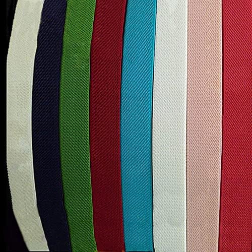 Irisgardenn 25mm de largura de largura elástica fita para roupas/bolsas DIY Banda de correias elásticas de costura de 25 metros 7-016 - 14 Khaki