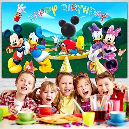Mickey Mouse Clubhouse Feliz Aniversário Caso de Faculdade de Festas de Aniversário de Crianças Decoração Mickey Mouse e