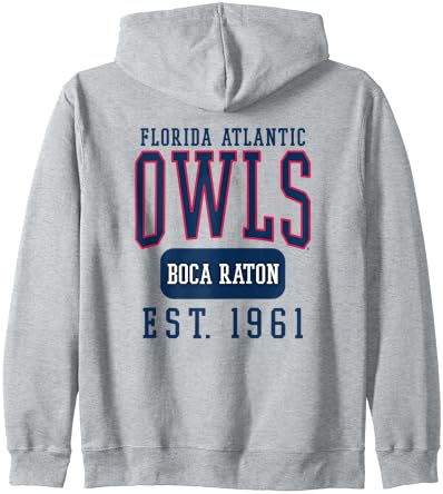 Florida Atlantic University FAU Owls fundou Data Zip Hoodie