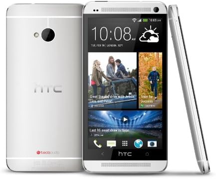 HTC One 32GB Desbloqueado Smartphone GSM 4G LTE Android com áudio - Silver