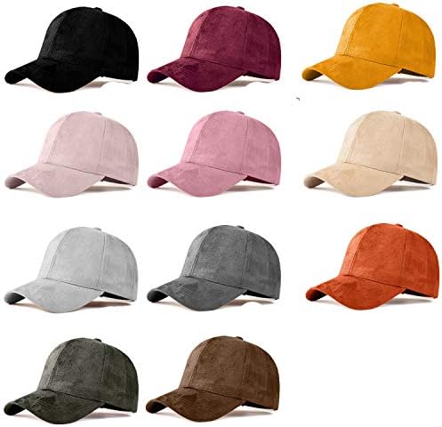 Andongnywell Classic Faux Leather Suede Baseball Capletoy Dad Caps